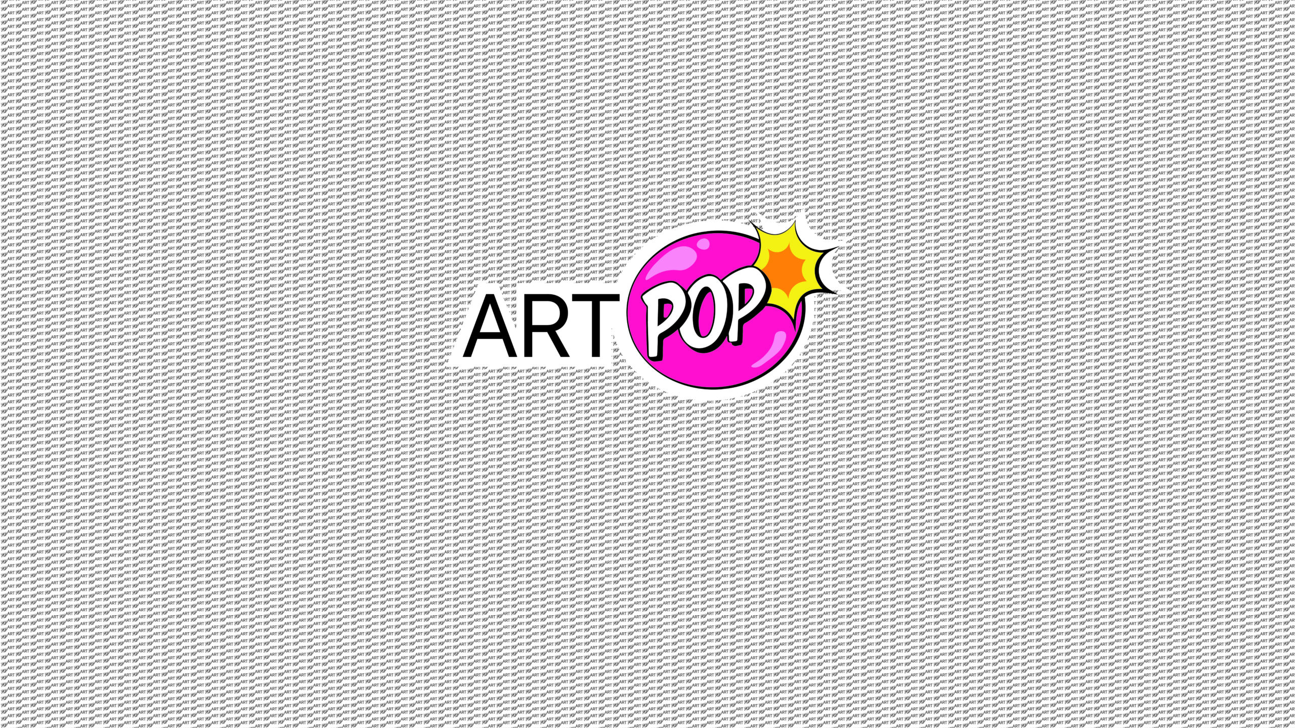 Banner with Art Pop Logo